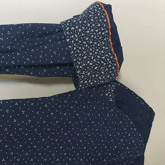 XL Denim & Flower casual button down long sleeve - Picture 3 of 4